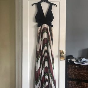 NWT BCBG evening cutout dress.